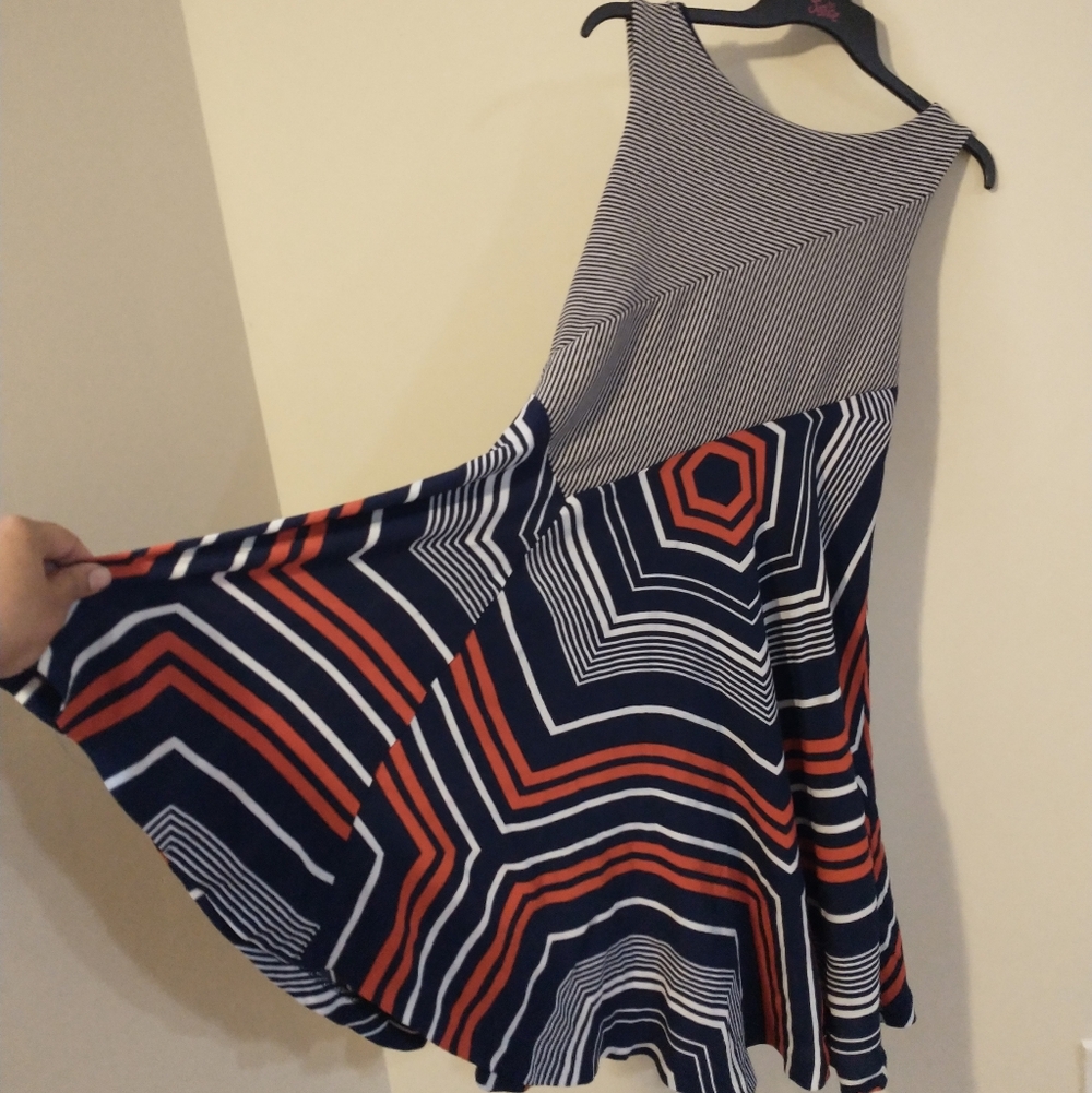 Maeve Cameron Asymmetric Swing Dress, - Picture 2 of 4